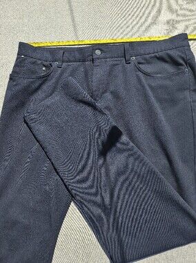 Men's Boss Navy Blue Casual Pants